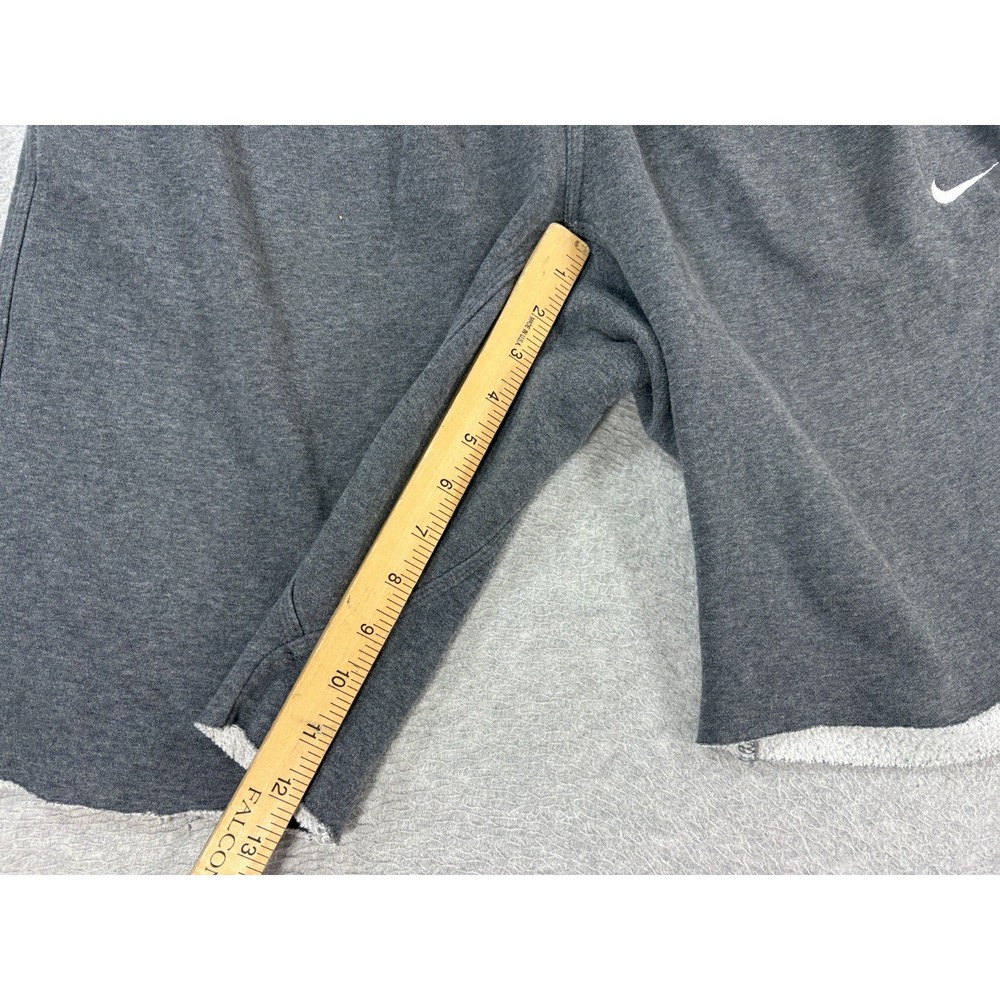 Nike‎ Blue Label Cotton Blend Sweat Shorts (Men's Large) Gray - Picture 8 of 10